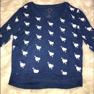 NWOT Blue Aeropostale long sleeve shirt